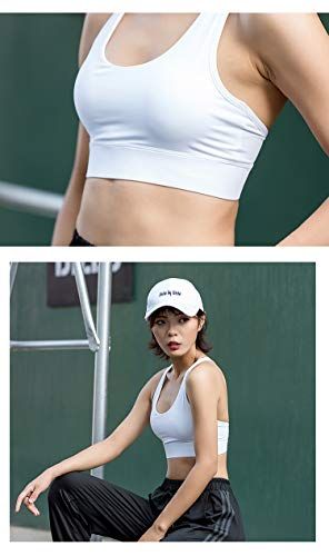 Zimaes-Women Cami Full-Coverage High Impact Support Yoga Sport Bra