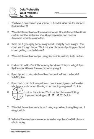 Probability Worksheets With A Single Die Probability Worksheets Mathematics Worksheets Probability