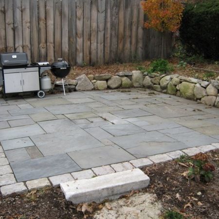 Diy Dry Stone Patio Stones Landscaping Backyard Diy Dry Stone Patio Stones, How To Build An Easy Stone Patio