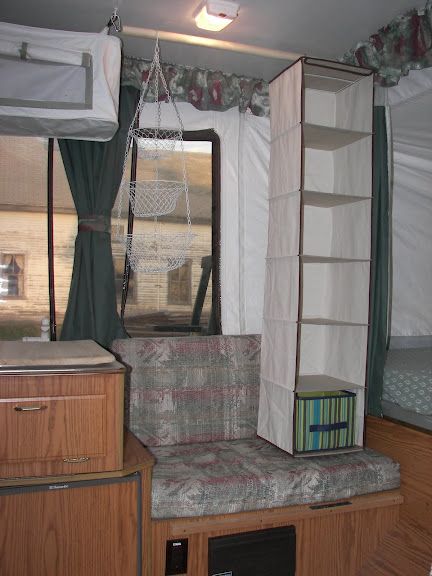 Clothes storage | Popup camper, Pop up How We Organize Our Pop Up Camper The