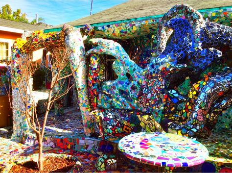Mosaic Tile House Venice California Los Angeles California By