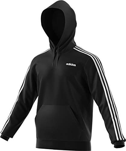 adidas hoodie black white stripes