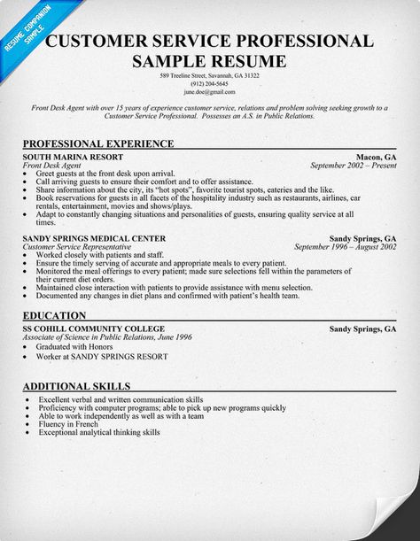 10 Customer Service Resume Samples Free Riez Sample Resumes - medical assembly resume 10 Customer Service Resume Samples Free Riez Sample Resumes - medical assembly resume