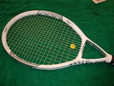 WILSON nCODE N1 115 OVERSIZE STRUNG TENNIS RACKET NEW 4-1//2/" WITH COVER BUY NOW