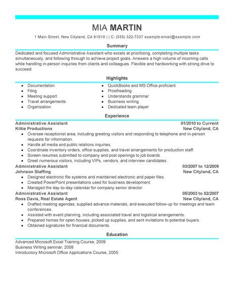 application letter resume examples good resumes that get jobs - personal assistant resumes application letter resume examples good resumes that get jobs - personal assistant resumes