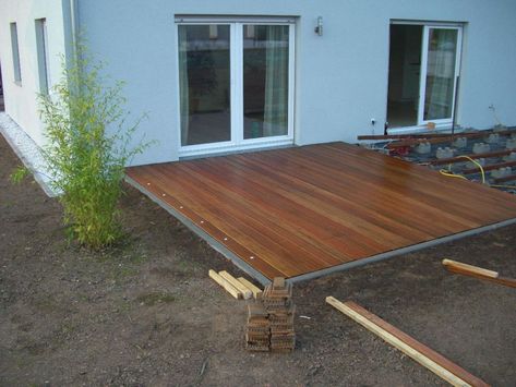 Holzterasse selber bauen Gartenideen Pinterest Holzterasse - bankirai terrasse verlegen vorteile Holzterasse selber bauen Gartenideen Pinterest Holzterasse - bankirai terrasse verlegen vorteile