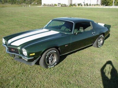 Chevrolet Camaro COPO forest green metallic / white stripes - 1970 ... Chevrolet Camaro COPO forest green metallic / white stripes - 1970 ...