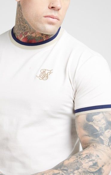 S S Rib Gym Tee Stone Gym Tees Mens Urban Streetwear Street Wear Urban