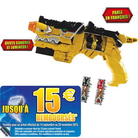 Blaster Transformable Power Rangers/ Beast Morphers Ranger Rouge/ Jouet Power Rangers