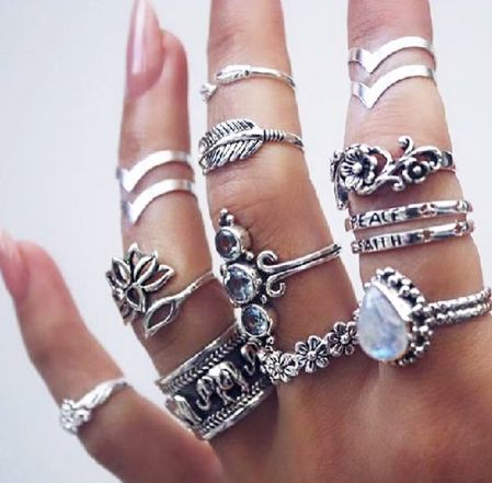 Boho Butterfly Snake Stackable Finger Rings for Women Girls 30 Pcs Vintage Gold Knuckle Rings Set Silver Midi Rings Pack