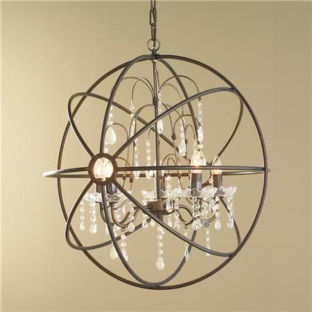 Crystal And Metal Orb Chandelier Light Fixture Shades Crystal And Metal Orb Chandelier, Shades Of Light Crystal And Metal Orb Chandelier