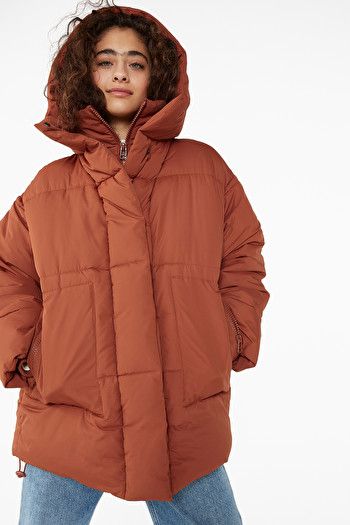 Oversized puffer coat Black magic Jackets Monki Oversized puffer coat Black magic Jackets Monki