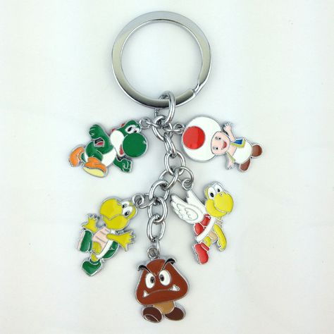 Koopa Paratroopa Toad Yoshi PORTE CLES MARIO Goomba SUPER MARIO BROS