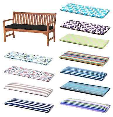 Gardenista Gold Edition Garden 3 Seater Bench Seat Cushion Pad Waterproof Canvas Cushions - 2 Seater Garden Bench Seat Pad Gardenista Gold Edition Garden 3 Seater Bench Seat Cushion Pad Waterproof Canvas Cushions - 2 Seater Garden Bench Seat Pad