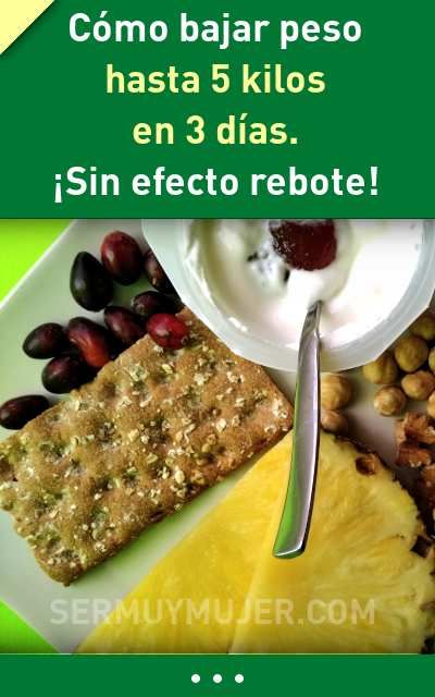 Bajar de peso en 3 dias gratis