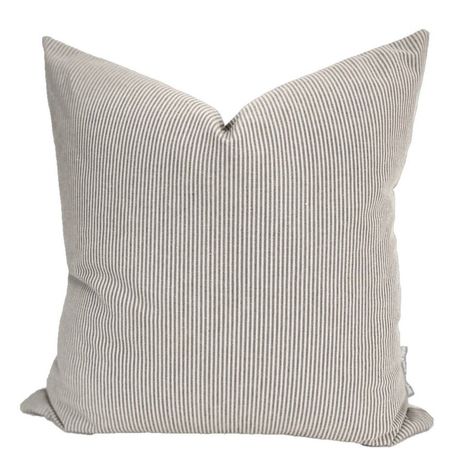 Queen of mountain pink striped Hmong pillow indigo hemp 12 x 20 inches blue