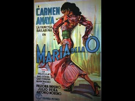 Carmen Amaya Maria De La O 1936 Youtube Comic Book Cover Film Carmen Amaya