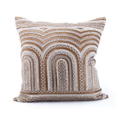 Bliss Studio Chareau Linen Throw Pillow Natural Linen Decorative Accent Pillow