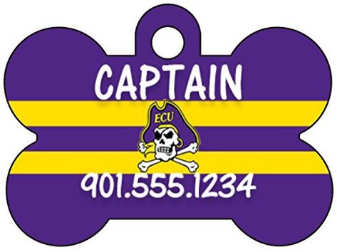 American Athletic Conference Football Dog Tag Pet ID Personalized Name Number
