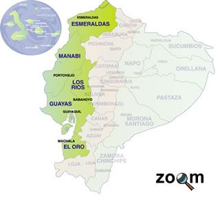Resultado De Imagen Para Mapa De La Region Costa Del Ecuador El Oro Ecuador Map
