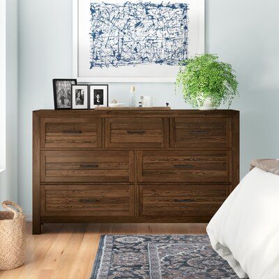 Mercury Row Posner 6 Drawer Double Dresser Reviews Wayfair In 2020 7 Drawer Dresser Furniture Dresser Drawers