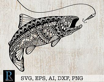 Download Craft Supplies Tools Visual Arts Mandala Walleye Fishing Svg Zentangle Walleye Svg