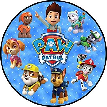 Oblate Paw Patrol P26 Tortenaufleger Geburtstag Party Tortenbild Fondant