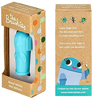 Baby and toddler toobrush and storybook Willa the Whale! Team Member