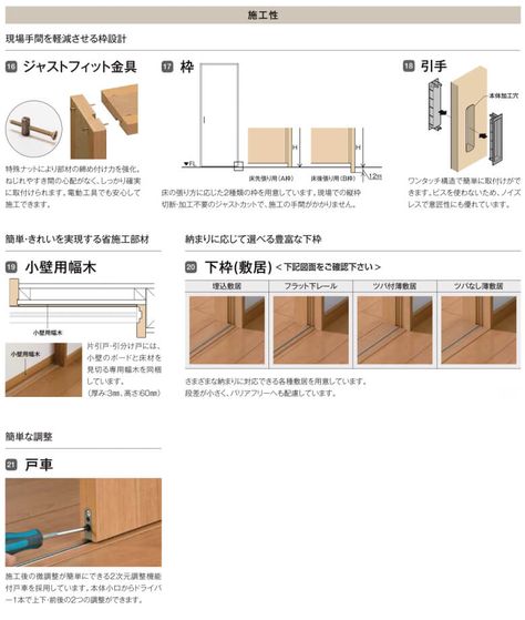 真鍮製 内締り 小澤 木製建具 リノベーション