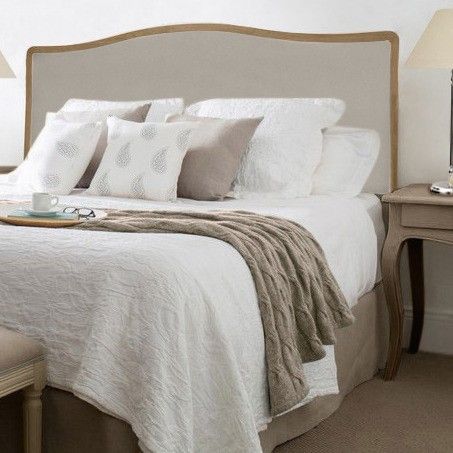 Natural Linen And Oak Camelback Bedhead Bed Design Sheets Bedding Natural Linen And Oak Camelback Bedhead, King Linen Bedhead