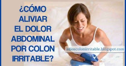 como aliviar dolor colon irritable