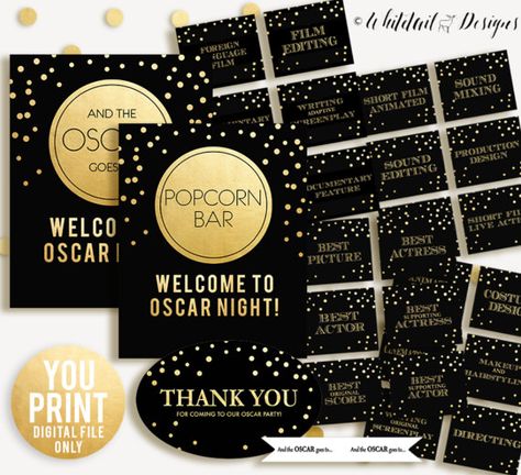 oscar party invitation 2018 oscar invitation academy awards 2018