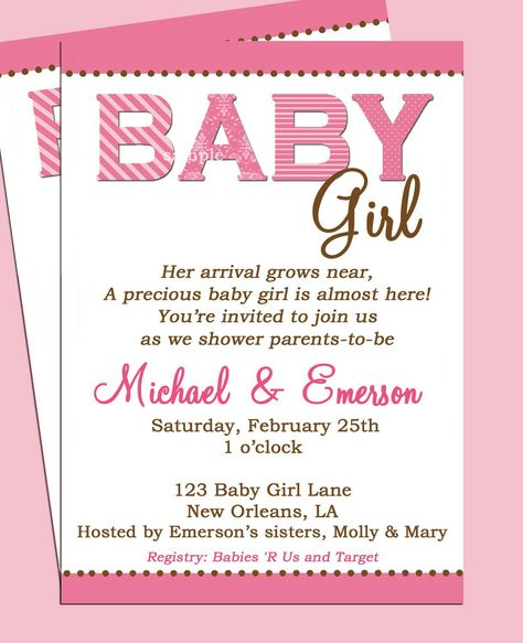 baby shower invitation sample major magdalene project org sample baby shower invitation