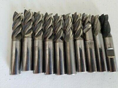 1//32/" Dia x 1//16/" Cut 4 Flute Double End BALL Carbide End Mill USA Made 5-Pak C2