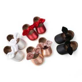 Small Bow Baby Princess Shoes Baby Shoes Soft Rubber Sole Shoes Baby Shoes M 1829 Cheap Baby Shoes Crib Shoes Velvet Bow