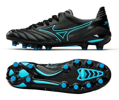 Orange-Bleu Mizuno Neo Shin MD Chaussure de Foot