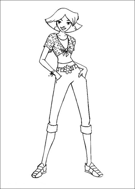 20 Best Totally Spies images | Totally spies, Coloring pictures for