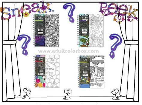 Download 2016 January's Sneak Peek!! ?? monthly adult coloring subscription box. | Adult coloring ...
