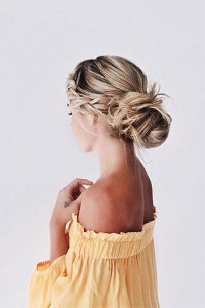 Updo Coiffure 12 Cornrow Updo Avec Un Poney Poofy Coiffures Afro Enfants Coiffure Cheveux Naturels Coiffure Cheveux Naturels