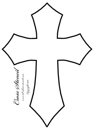 Pinterest picture regarding Cross Template Printable referred to as Pinterest