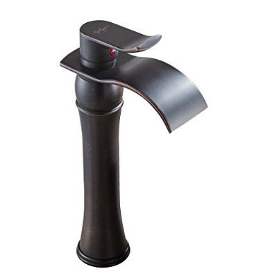 Oil Rubbed Bronze Waterfall Spout Bathroom Sink Vessel Faucet Basin Mixer Tap Oil Rubbed Bronze Waterfall Spout Bathroom Sink Vessel Faucet Basin Mixer Tap