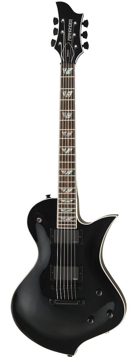 Fernandes Ravelle Deluxe Electric Guitar - Black | Musica Fernandes Ravelle Deluxe Electric Guitar - Black | Musica