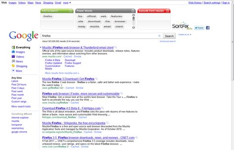 Sortfix Extension Or Add On Enhancing Google S Search With