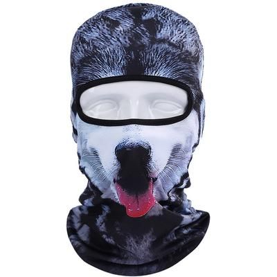 3D Animal Cat Dog Balaclava Bike Hats Snowboard Party Halloween Helmet Liner Winter Warmer Full Face Mask Hat