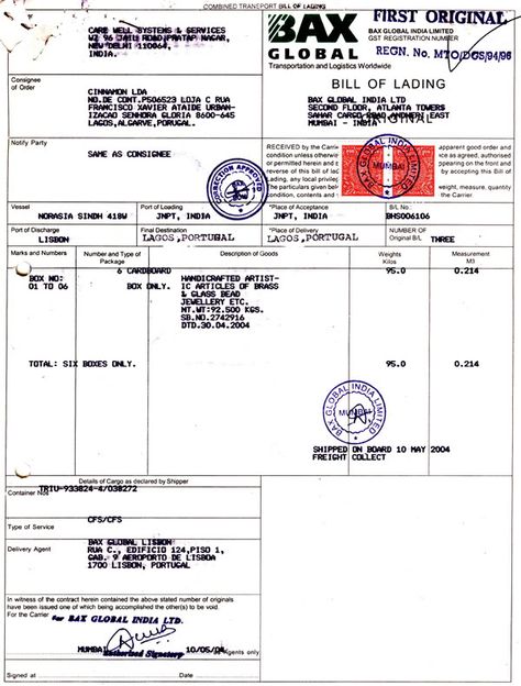 Tìm hiểu về Vận đơn đường biển (Bill of Lading - B L) Món ngon - bill of lading template Tìm hiểu về Vận đơn đường biển (Bill of Lading - B L) Món ngon - bill of lading template