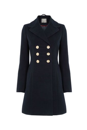 Oasis Marie Military Coat Navy 0 Style Coats Winter Women Clothes Design Oasis Marie Military Coat Navy 0, Military Winter Coats Womens Uk