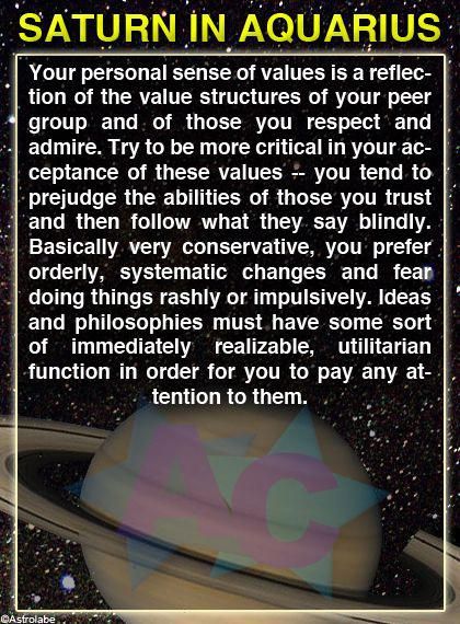 The Saturn In Aquarius: Significance and Meaning