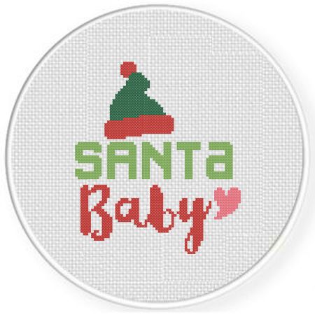 Santa Baby Cross Stitch Pattern Baby Cross Stitch Patterns Cross Stitch Patterns Cross Stitch