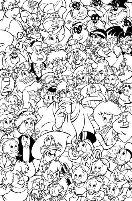 Coloring sheets cartoons