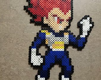 SSJ4 Gogeta Perler Sprite